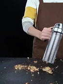 Dispenser de Vidro para Azeite, Óleo e Vinagre 500ml com Tampa Automática – Novo Lar