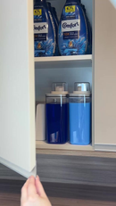 Dispenser Mantimentos, Cerais Detergente/Produtos Limpeza 1,5L (19,5cm) / 2,3L (23cm) / Kit Linha Flow