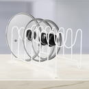 Suporte Organizador De Tampas Black, 6 Divisões, Plug Lar