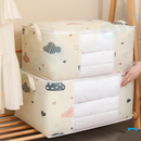 [75L] Caixa Saco Organizador Cobertor Casaco Guarda Roupa Ecológico Anti-Poeira Umidade Insetos Multiuso. OG-121-BC