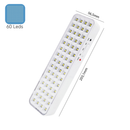 Luminária de Emergência LED Recarregável Bivolt 30 ou 60 LEDs Luz Branca Fria – Novo Lar