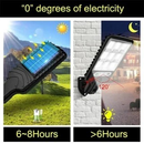 Refletor Solar LED 21W para Rua com Controle Remoto e Detecção Automática de Movimento