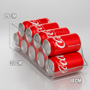 Organizador Porta Latas Geladeira Dispenser Acrilico Suporte Multiuso Armário Cozinha Dispensa 1 e 2 unidades