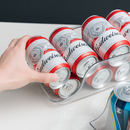 Organizador Porta Latas Geladeira Dispenser Acrilico Suporte Multiuso Armário Cozinha Dispensa 1 e 2 unidades