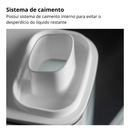 Dispenser Mantimentos, Cerais Detergente/Produtos Limpeza 1,5L (19,5cm) / 2,3L (23cm) / Kit Linha Flow
