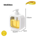 Homeart Porta Sabonete Liquido Shampoo Detergente Bomba Pump Banheiro Lavabo Cozinha Dispenser Sabão Moderno Minimalista