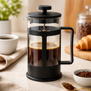 Cafeteira Prensa Francesa 350ml para Café Cremoso e Sabor Intenso – Novo Lar