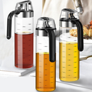 Dispenser Recipiente Garrafa de Vidro Luxo De Azeite Vinagre Pimenta Óleo Molho - Envio Imediato