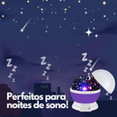 Luminaria Projetor De Estrelas Galaxy Abajur Quarto Criancas Star Master Combinação de Duas Cores