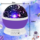 Luminaria Projetor De Estrelas Galaxy Abajur Quarto Criancas Star Master Combinação de Duas Cores