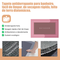Tapete de Banheiro Super Absorvente Antiderrapante de Secagem Rápida – Novo Lar