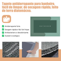 Tapete de Banheiro Super Absorvente Antiderrapante de Secagem Rápida – Novo Lar