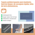 Tapete de Banheiro Super Absorvente Antiderrapante de Secagem Rápida – Novo Lar